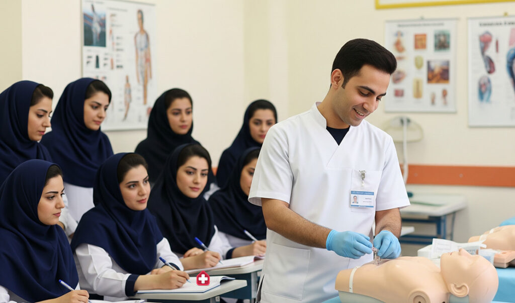 تصویر 1 برای آموزش پرستاری به کمک استانداردهای خدمات پرستاری